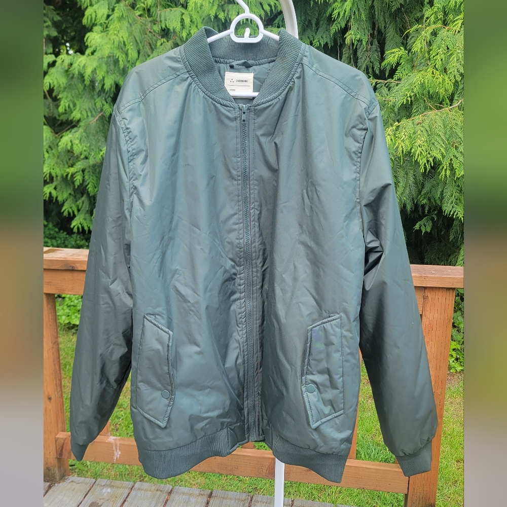 ZakBrand Olive Green Bomber Jacket